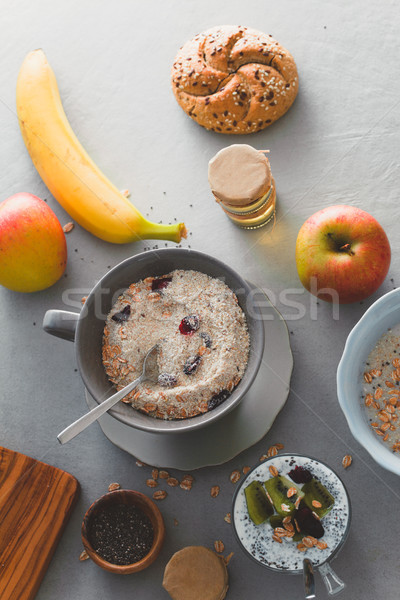 Healthy breakfast variety Stock photo © mythja