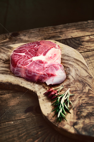 Stock photo: Raw meat