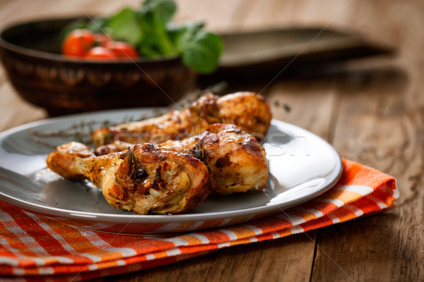 Chicken legs Stock photo © mythja