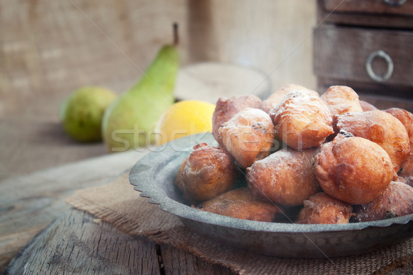 Deep fried fritters donuts Stock photo © mythja