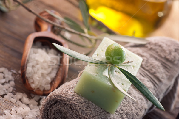 Naturelles spa huile d'olive olive produits [[stock_photo]] © mythja