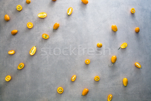 Pomarańczy wybór owoców pomarańczowy tabeli Zdjęcia stock © mythja