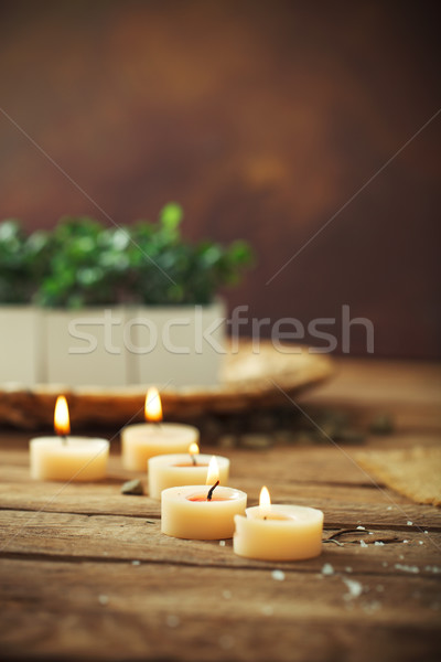 Spa natural in brown Stock photo © mythja