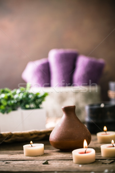 Spa natural on wood Stock photo © mythja