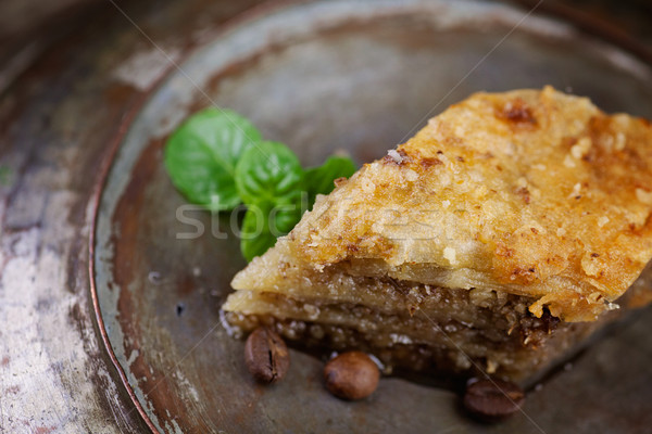 Baklava pastry dessert Stock photo © mythja