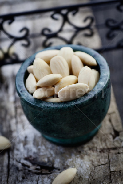 Peeled almonds Stock photo © mythja