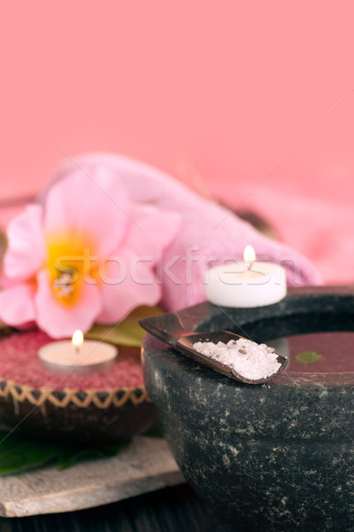 Spa setting in pink tones Stock photo © mythja