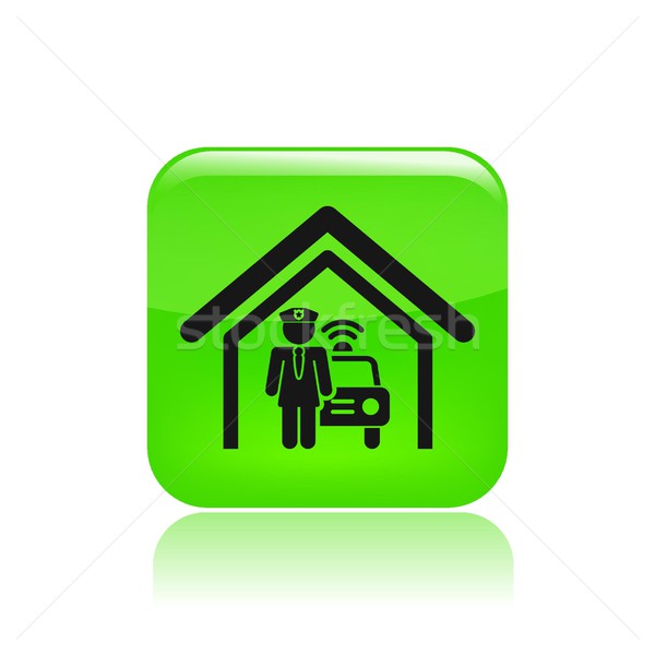 Police station icon Stock photo © Myvector