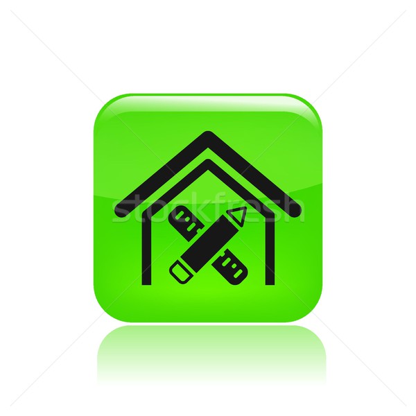 Home design icon Stock photo © Myvector