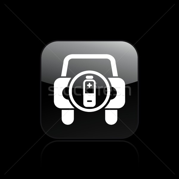 Coche batería icono luz móviles energía Foto stock © Myvector
