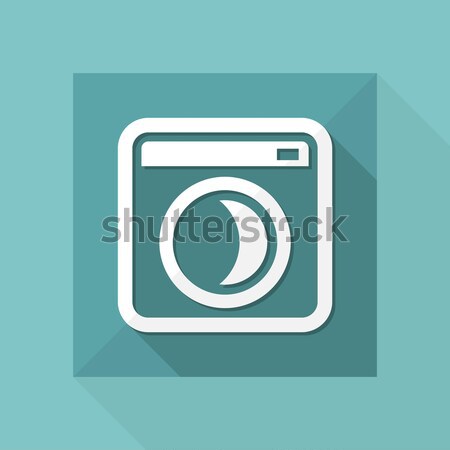 Single blue and gray icon Stock photo © Myvector