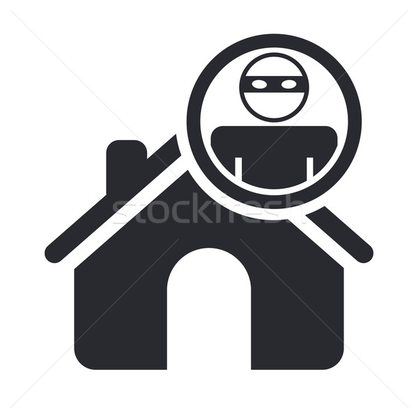 Home thief icon  Stock photo © Myvector