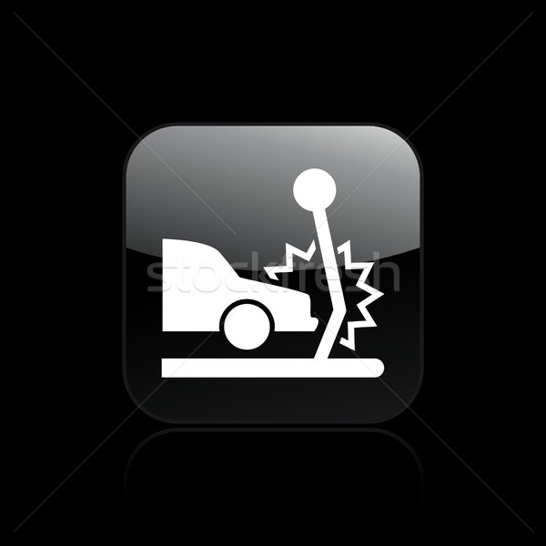 Auto Absturz Symbol Autos Verkehr Versicherung Stock foto © Myvector