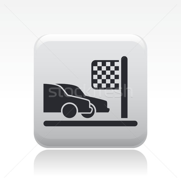 Race arrival icon Stock photo © Myvector