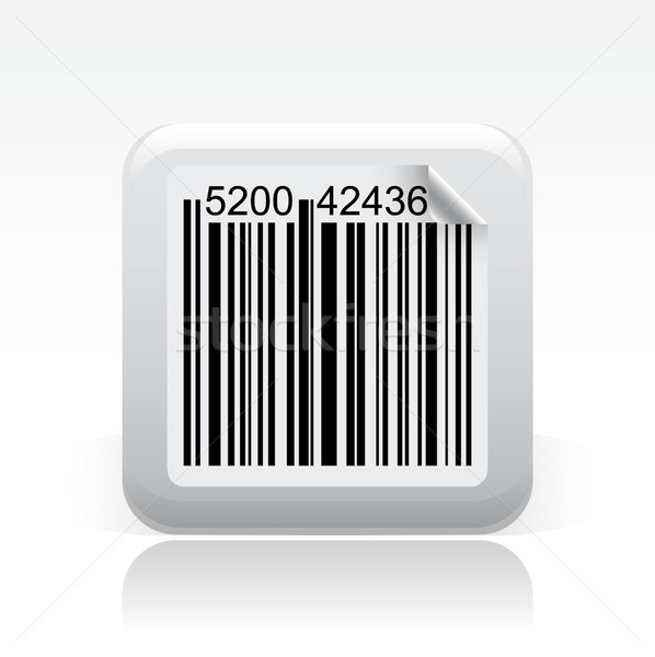 Barcode single icon Stock photo © Myvector