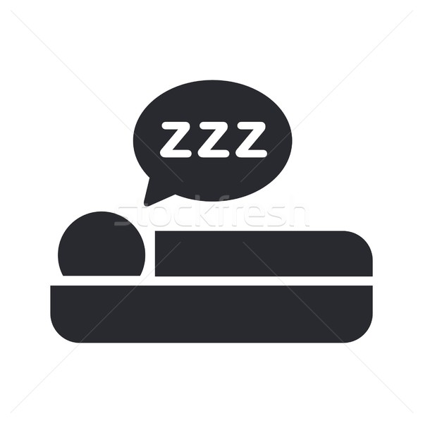 Sleep icon Stock photo © Myvector
