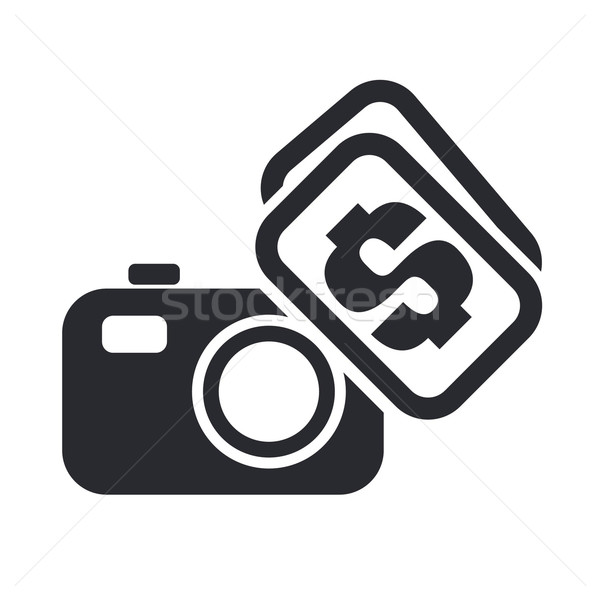 Sell photo concept icon Stock photo © Myvector