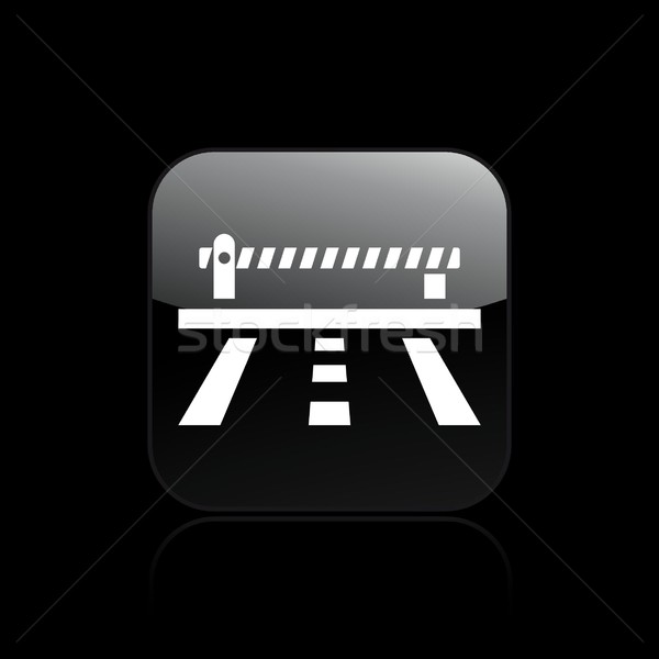 Road barrier icon Stock photo © Myvector
