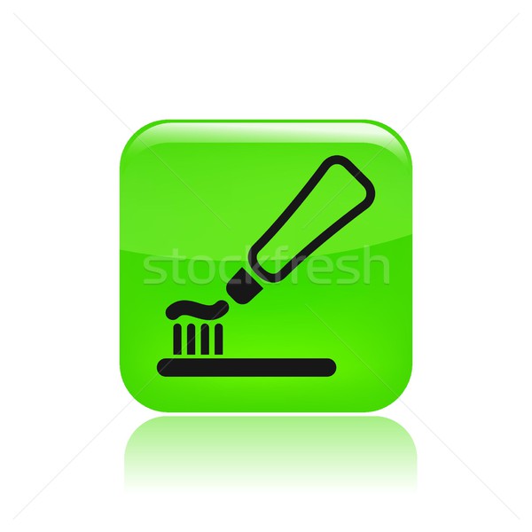 Zahnpasta Symbol Rohr Stock foto © Myvector