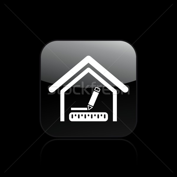 Home design icon Stock photo © Myvector