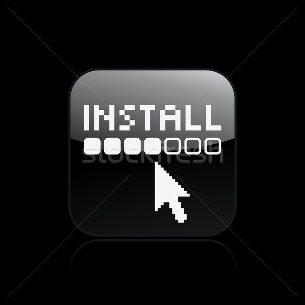 Install icon Stock photo © Myvector