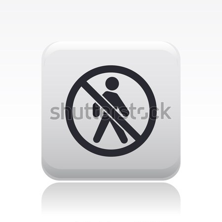 Elegant orange glossy icon Stock photo © Myvector
