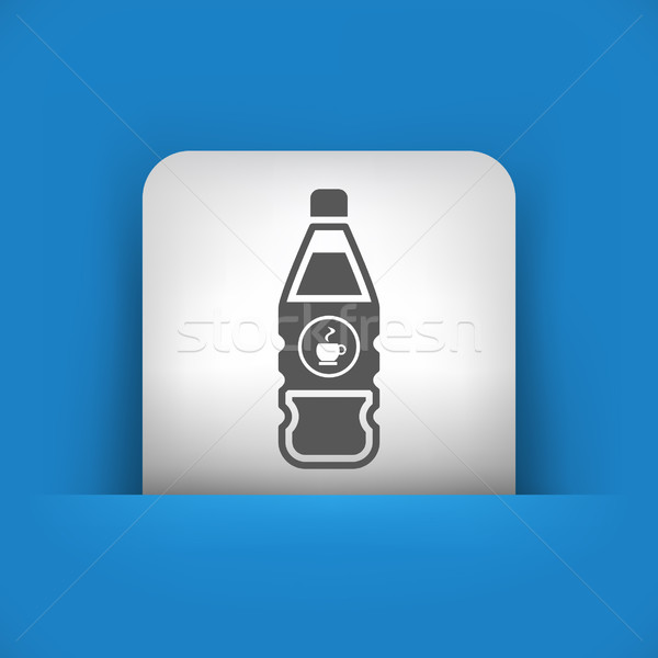 Single blue and gray icon Stock photo © Myvector