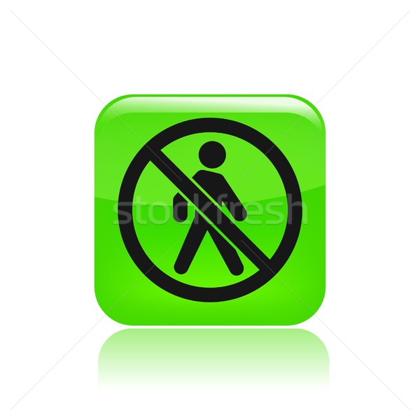 Forbidden access icon Stock photo © Myvector