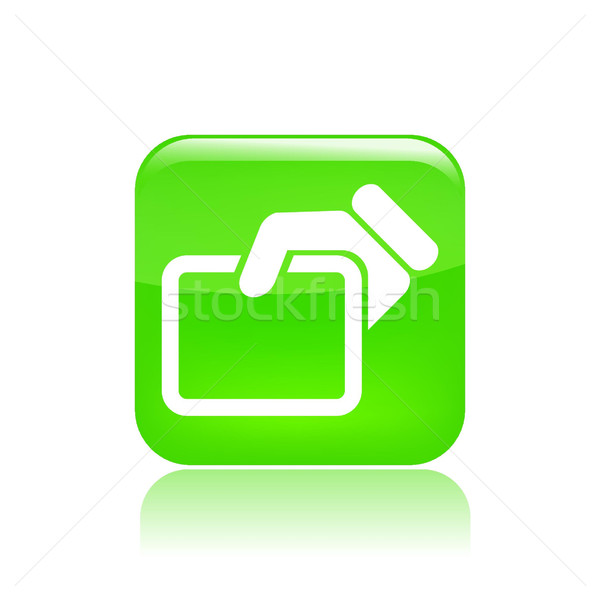 Stock photo: Business card icon 