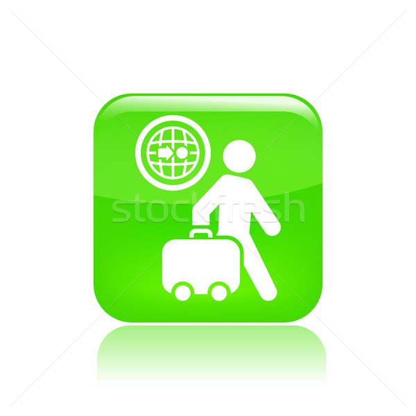 Travel direction icon Stock photo © Myvector