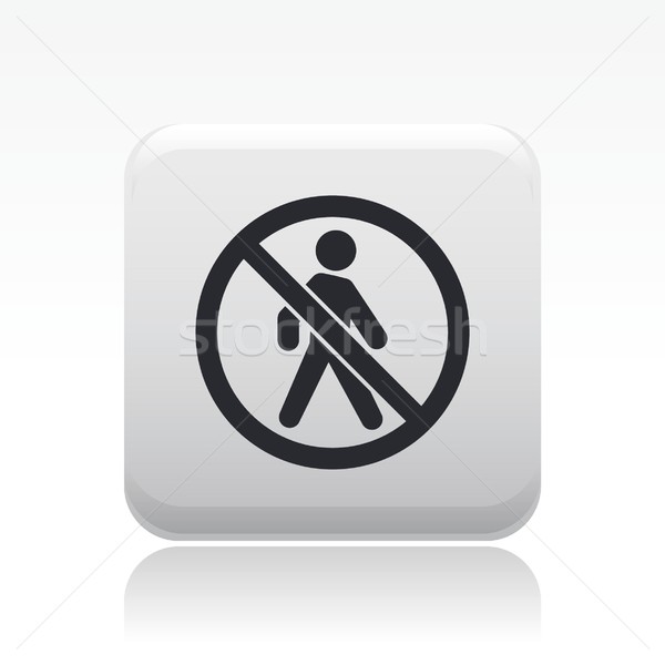 Forbidden access icon Stock photo © Myvector