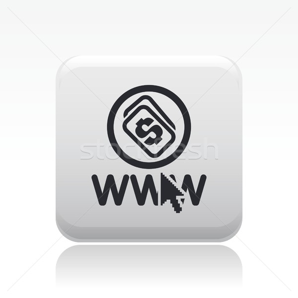 Web earning icon Stock photo © Myvector