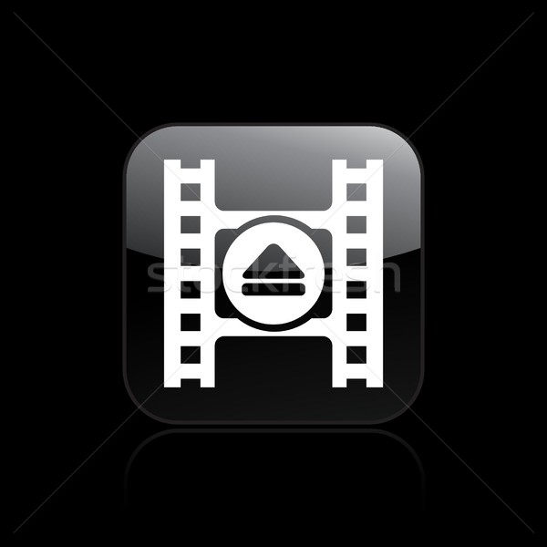 Video eject icon Stock photo © Myvector