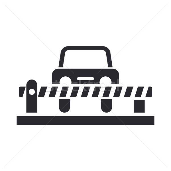 Car barrier icon Stock photo © Myvector