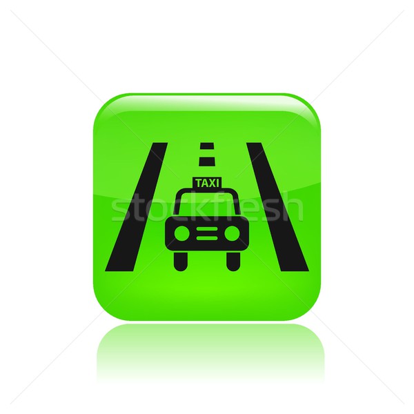 Taxi icon Stock photo © Myvector