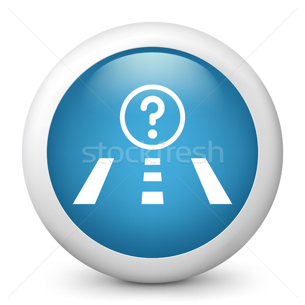 Modern icon depicting a concept of unknown road Stock photo © Myvector