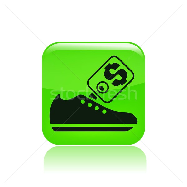 Shoe price icon Stock photo © Myvector