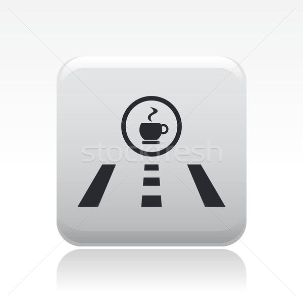 Motorway service stations direction icon Stock photo © Myvector