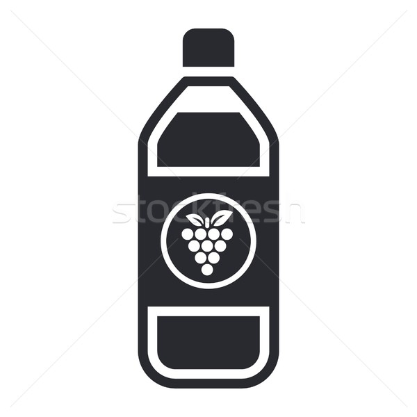 Gyümölcslé ikon gyümölcs ital üveg Stock fotó © Myvector