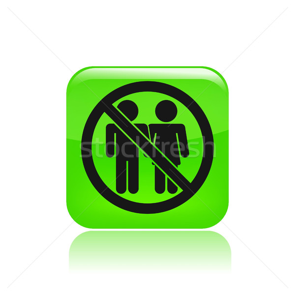 Couple banned icon  Stock photo © Myvector