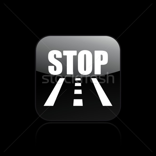 Road stop icon  Stock photo © Myvector