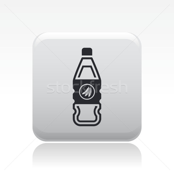 Foto stock: Jugo · de · fruta · icono · frutas · bar · botella