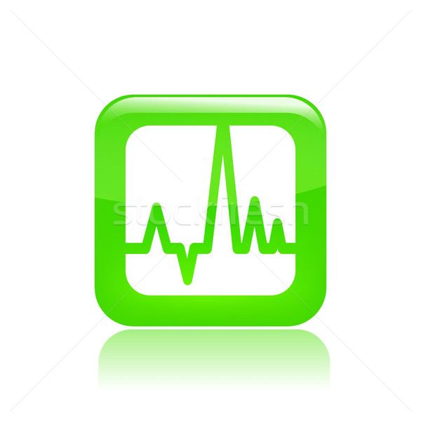 Stockfoto: Icon · muziek · knop · audio · vector · equalizer