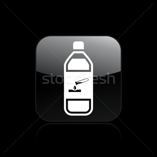 опасный бутылку икона химического жидкость загрязнения Сток-фото © Myvector