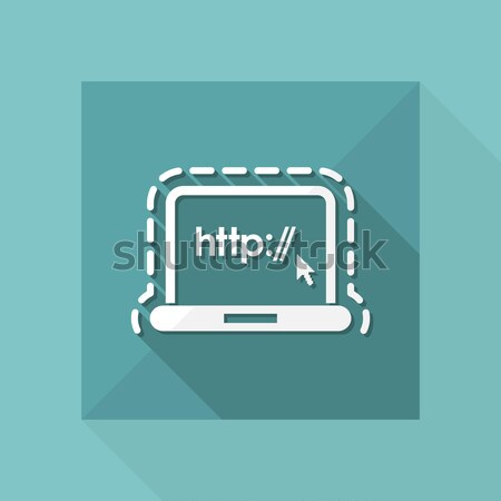 Web protection  icon Stock photo © Myvector