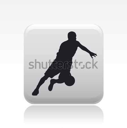 Elegant orange glossy icon Stock photo © Myvector