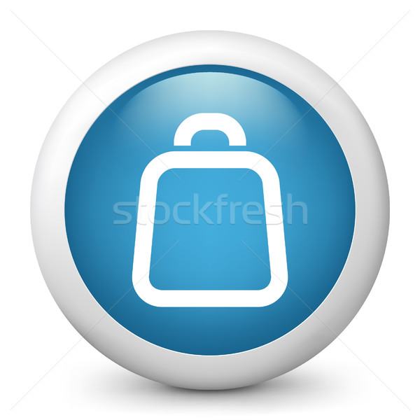 Azul icono compras Foto stock © Myvector