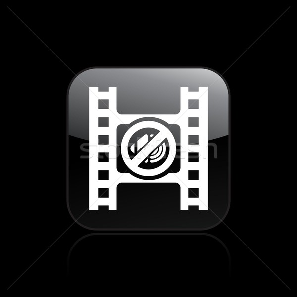 Mute video icon Stock photo © Myvector