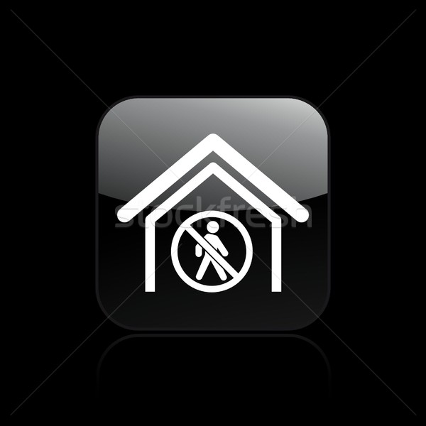 Forbidden acces icon Stock photo © Myvector