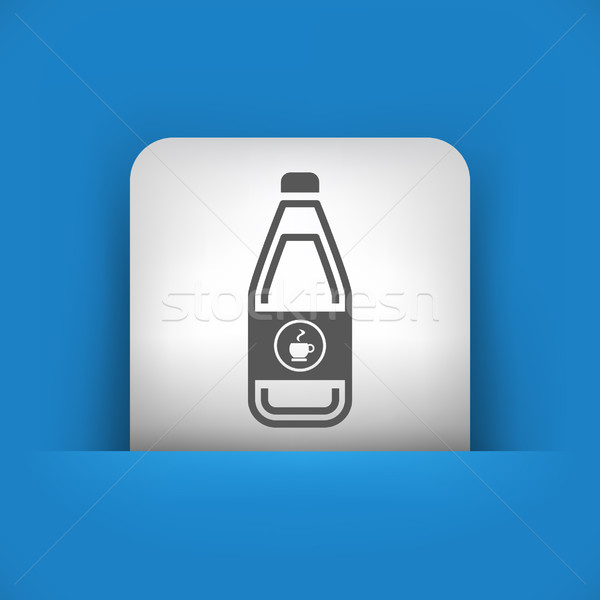 Single blue and gray icon Stock photo © Myvector